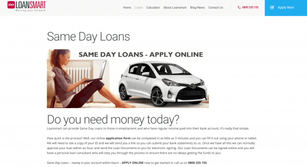 Loansmart - Online loans up to $10 000